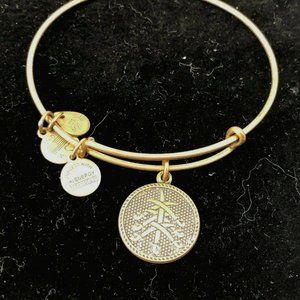 Alex And Ani Seven Swords III Rafaelian Antique Gold Fashion Bracelet Charms 201